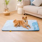 Tapis pour chien grande taille lavable rafraîchissant et antidérapant - Sieste rafraîchissante