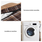 Lit rectangulaire extra-large pour chien en tissu Teddy fluffy lavable - Night-night