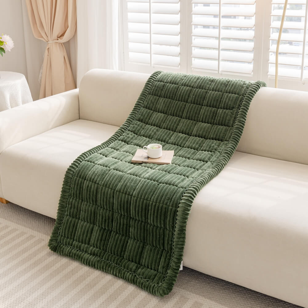 Tapis en flanelle douce et respirante pour animaux avec housse de canapé antidérapante