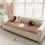 Tapis en flanelle douce et respirante pour animaux avec housse de canapé antidérapante