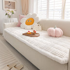 Tapis en flanelle douce et respirante pour animaux avec housse de canapé antidérapante