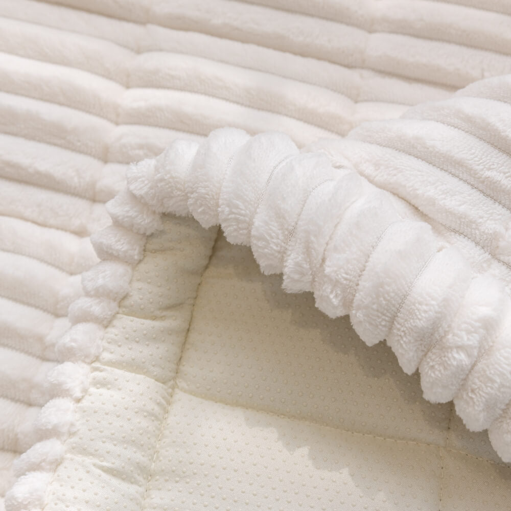 Tapis en flanelle douce et respirante pour animaux avec housse de canapé antidérapante