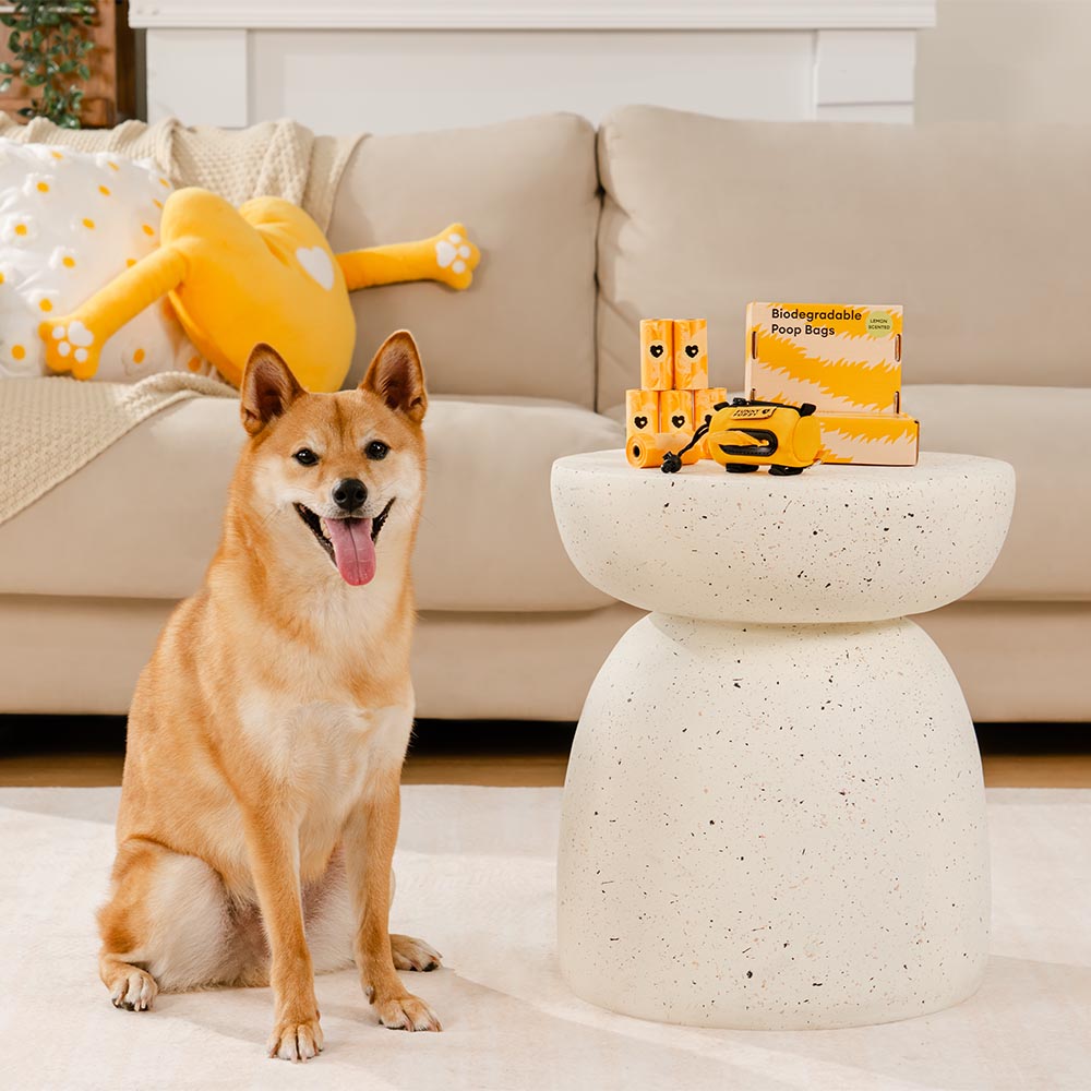 Sacs à crottes recyclés durables parfumés citron FUNNYFUZZY - Fresh Up