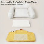 Lit pour chien avec support intégral du cou multifonctionnel pour un sommeil profond.