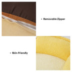 Lit pour chien avec support intégral du cou multifonctionnel pour un sommeil profond.