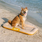 Tapis orthopédique imperméable et résistant aux rayures pour chien motif coloris block - Trek Lounge