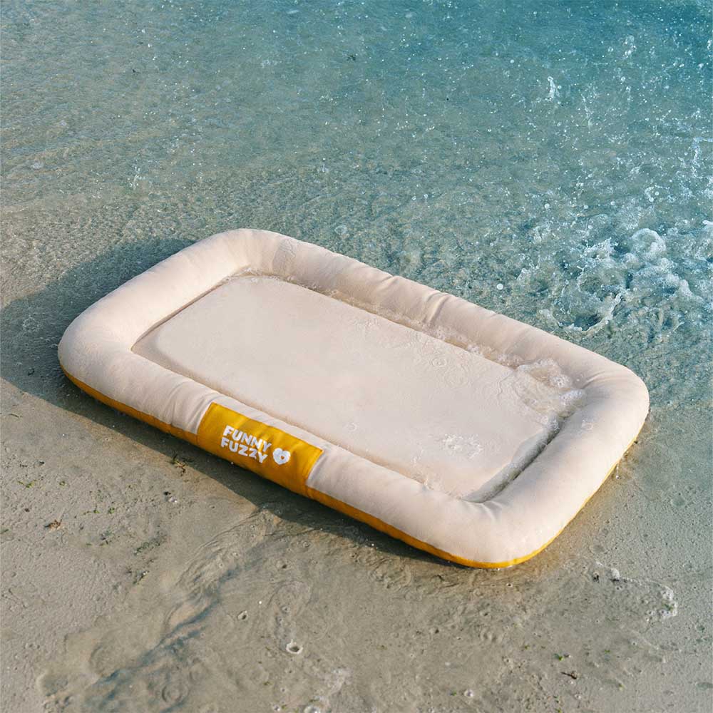 Tapis orthopédique imperméable et résistant aux rayures pour chien motif coloris block - Trek Lounge