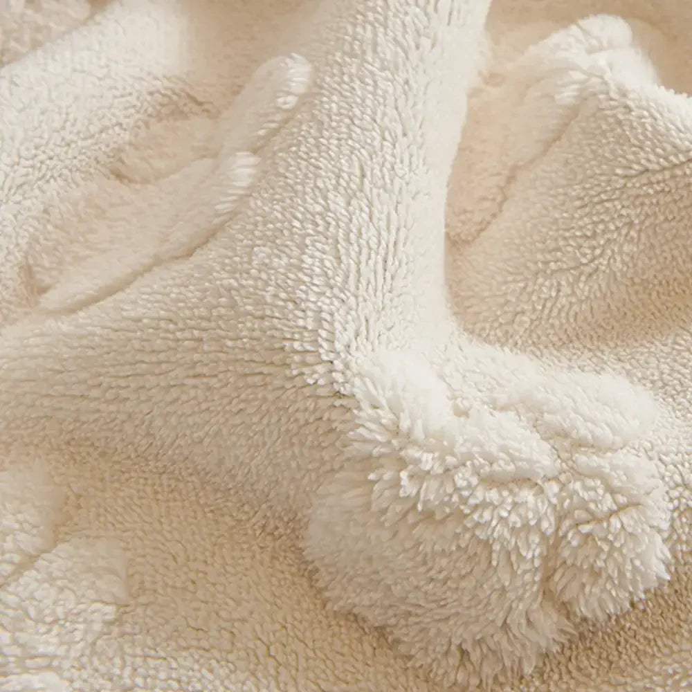 Impression de patte mignonne, couverture de canapé épaisse et antidérapante pour décoration.