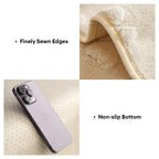 Impression de patte mignonne, couverture de canapé épaisse et antidérapante pour décoration.