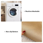 Housse de canapé en polaire douce avec empreinte de patte, antidérapante.