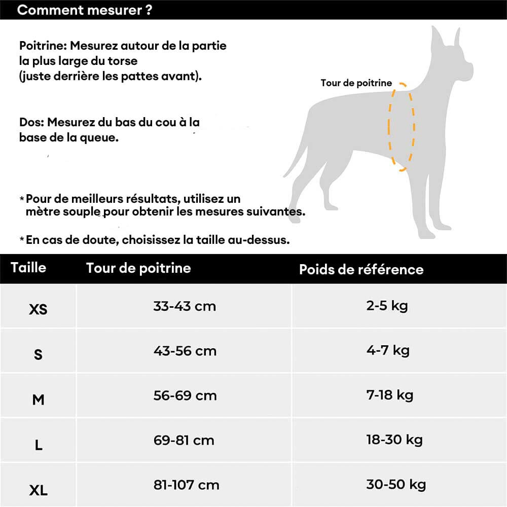 Harnais réfléchissant réglable pour chien FUNNYFUZZY - Flexi Walker