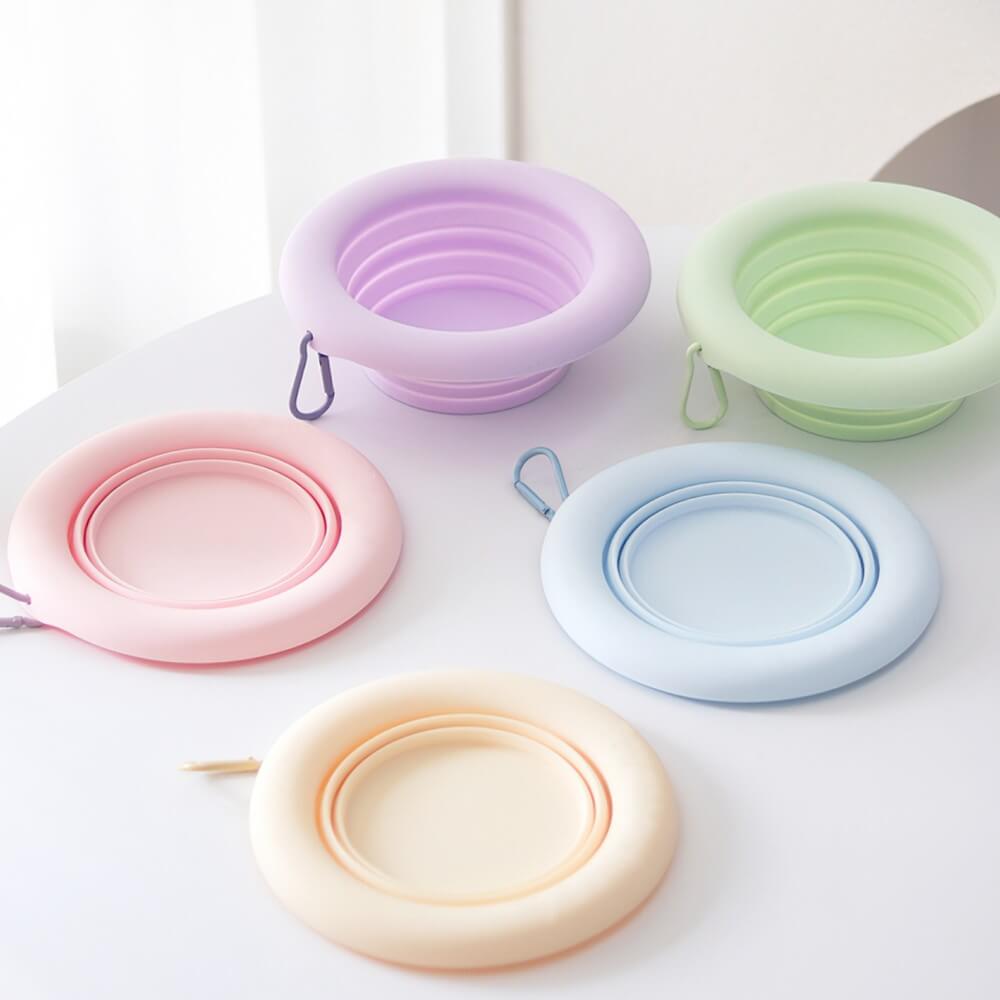 Bol pliant en silicone pour animaux de compagnie portable-Exclusif app
