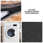 Lit orthopédique en peluche pour chien et homme