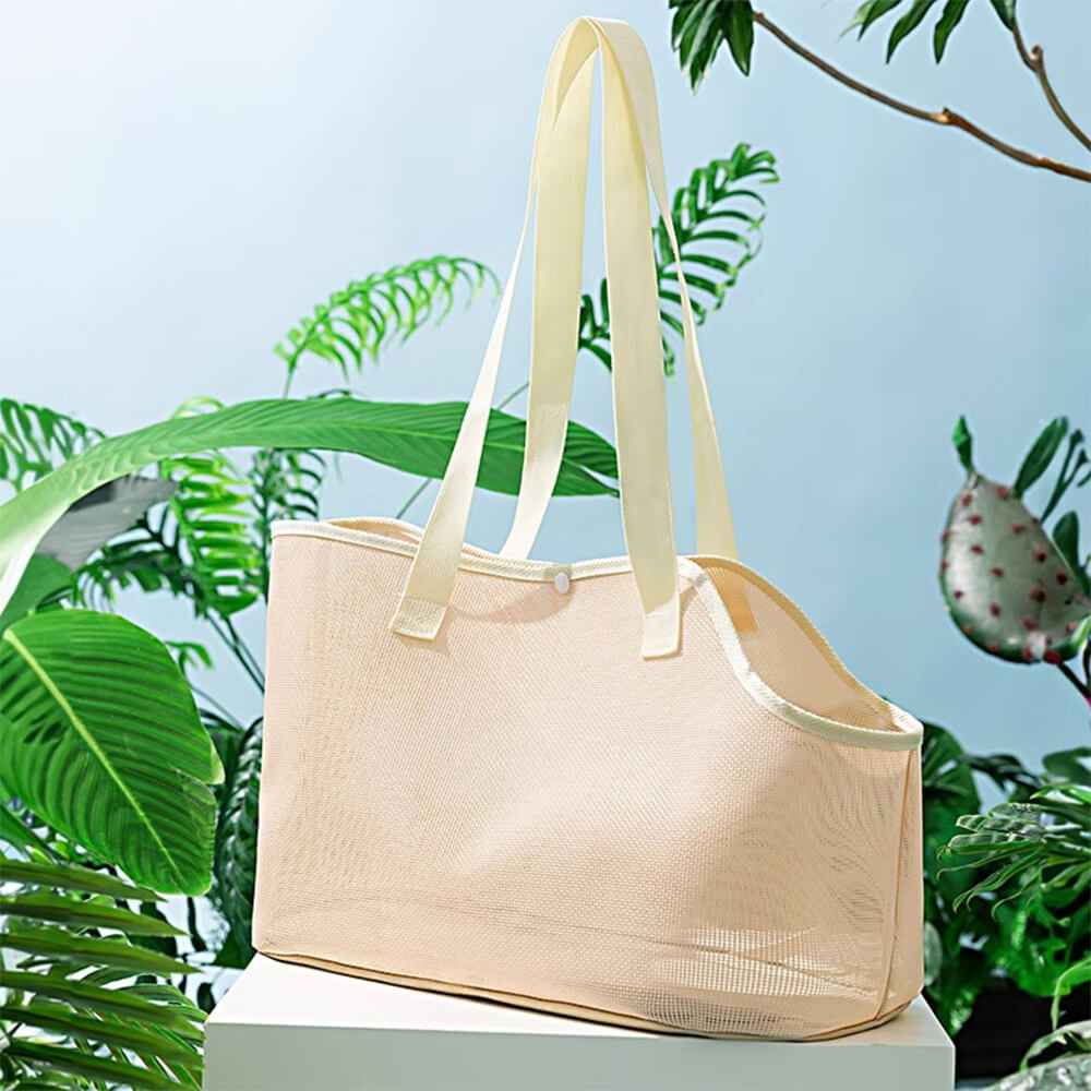 Sac de transport léger en maille pour petits chiens et chats