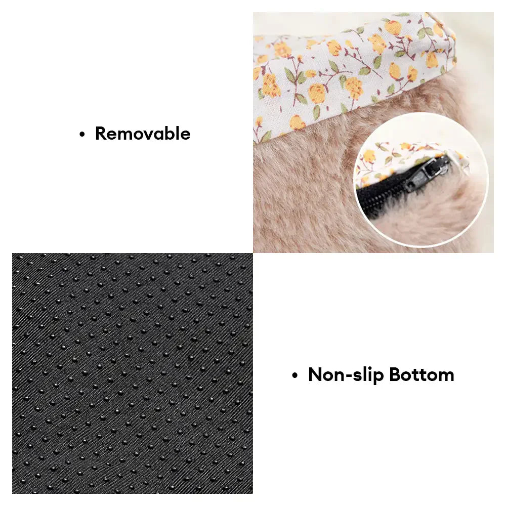 Lit pour petit chien doux moelleux chic lavable