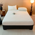 Housse de matelas en peluche douce et conviviale pour la peau, ensemble de draps-housses.