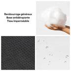 Lit pour animal en forme de bateau imperméable et rafraîchissant avec oreiller – Chill Raft