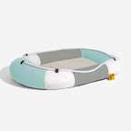 Lit pour animal en forme de bateau imperméable et rafraîchissant avec oreiller – Chill Raft