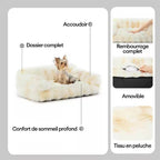 Lit en peluche épais et moelleux pour chien et chat