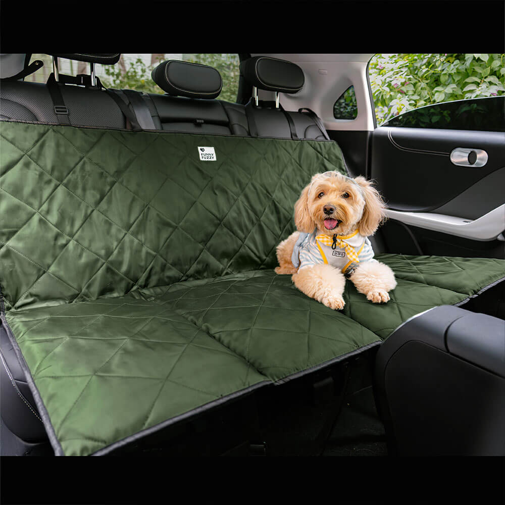 Siège arrière de voiture imperméable et pliable pour chien