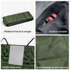 Siège arrière de voiture imperméable et pliable pour chien