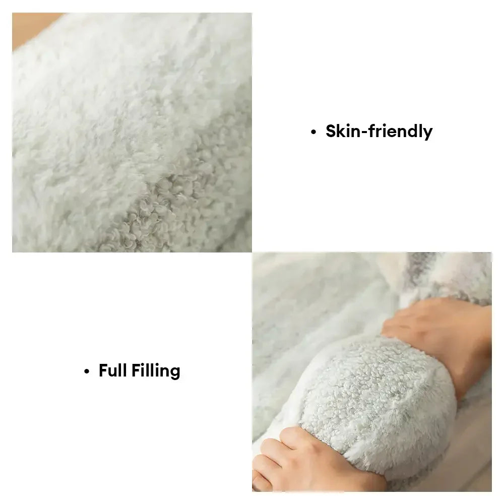 Lit chien douillet protection épines fausse laine d’agneau effet noué tendance