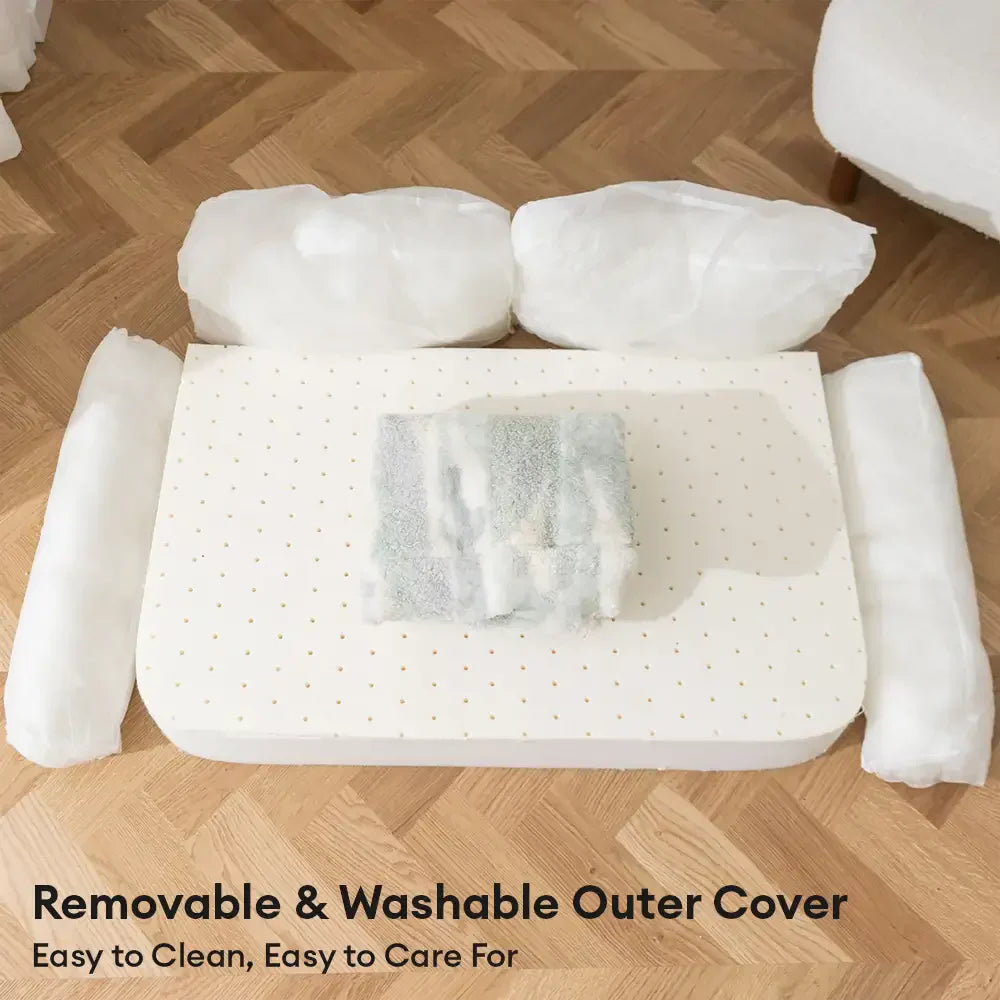 Lit chien douillet protection épines fausse laine d’agneau effet noué tendance