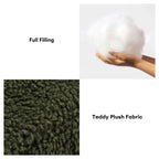 Canapé-lit pour chien et chat apaisant lavable à carreaux vintage