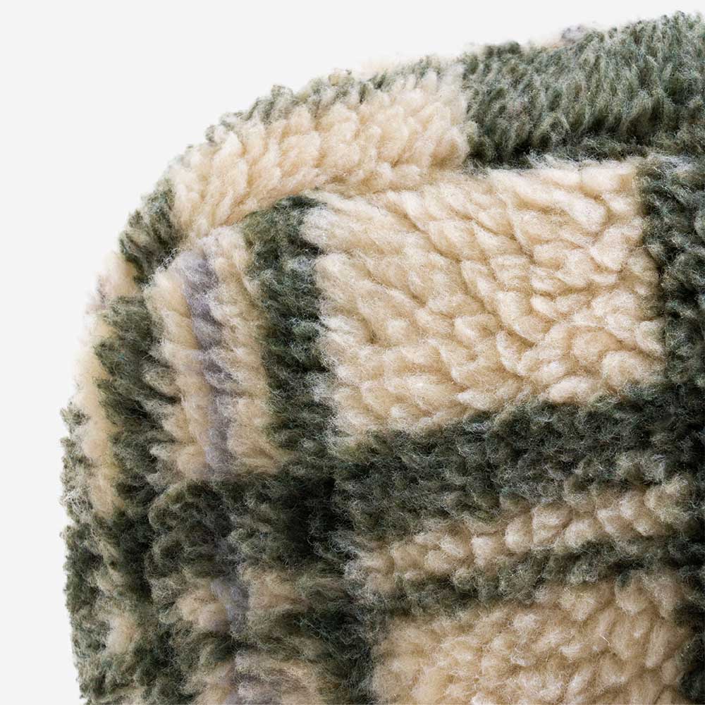 Canapé-lit pour chien et chat apaisant lavable à carreaux vintage