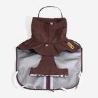 Imperméable ajustable pour chien à carreaux vintage protection contre les intempéries