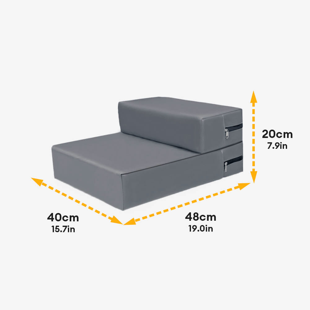 Escaliers pour animaux modulables à plusieurs niveaux en cuir PU imperméable et lavable