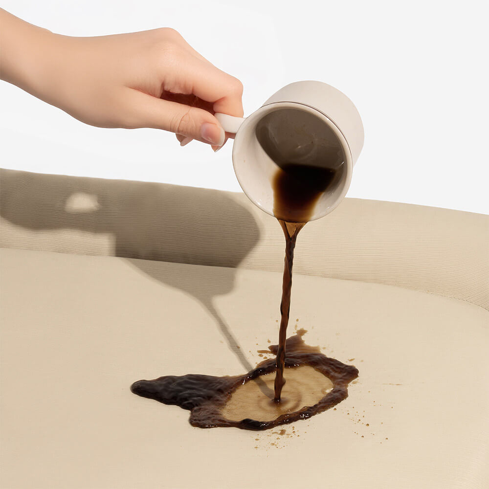 Tapis orthopédique imperméable et résistant aux rayures pour chien motif coloris block - Trek Lounge