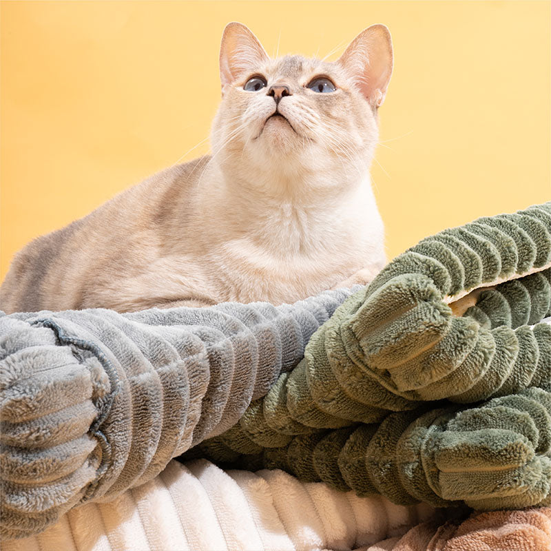 Housse de canapé en biscuits gaufrés flanelle douce et confortable avec tapis respirant pour animaux